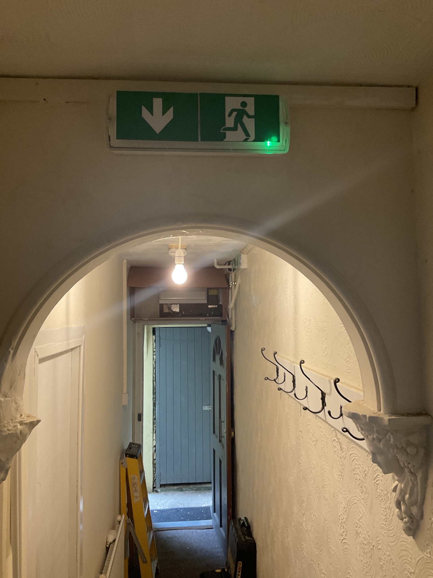 Emergency Lighting in hall way
