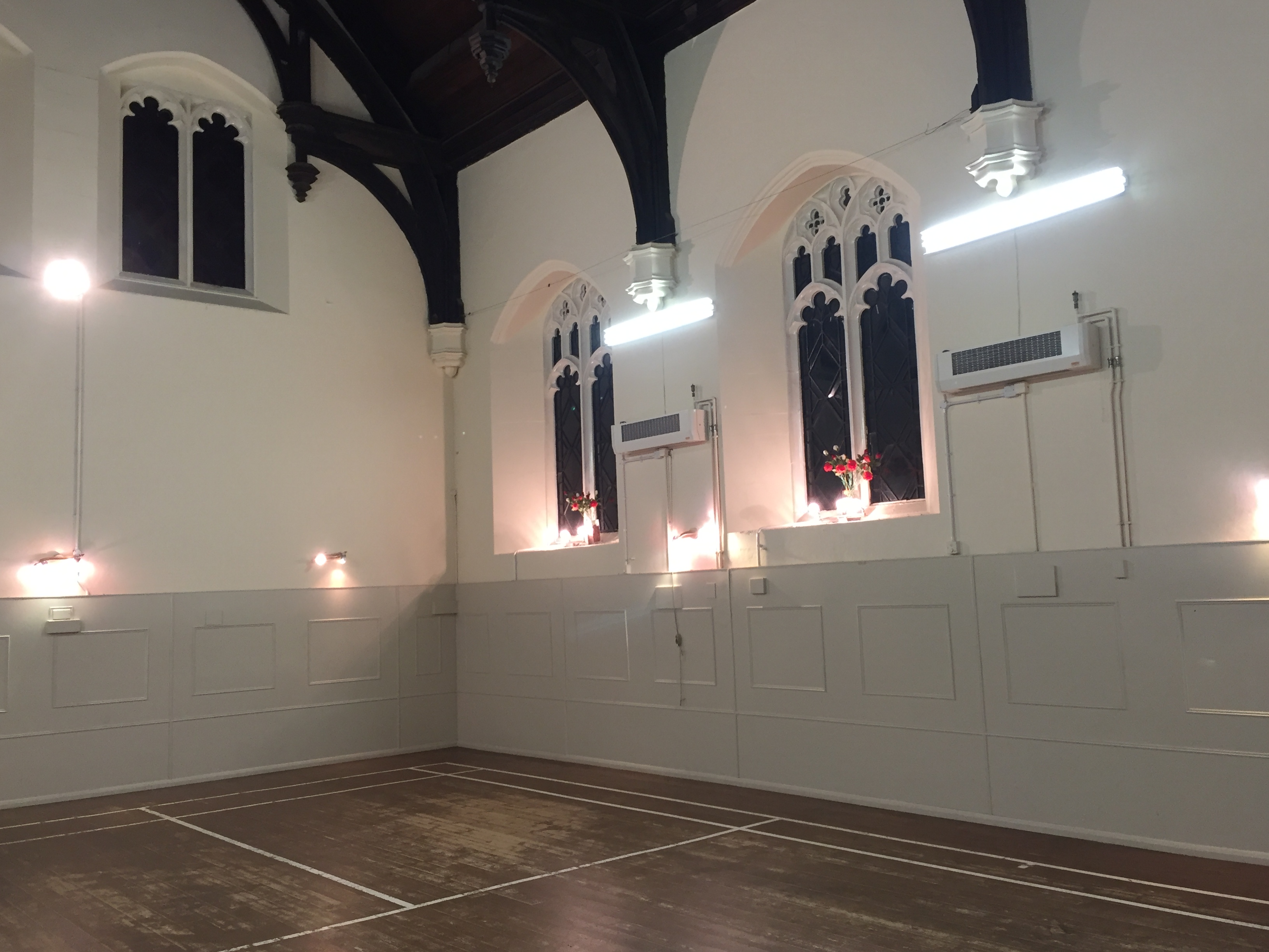 Batten_Lights_In_Large_Hall_Bright_Spark_Electricians