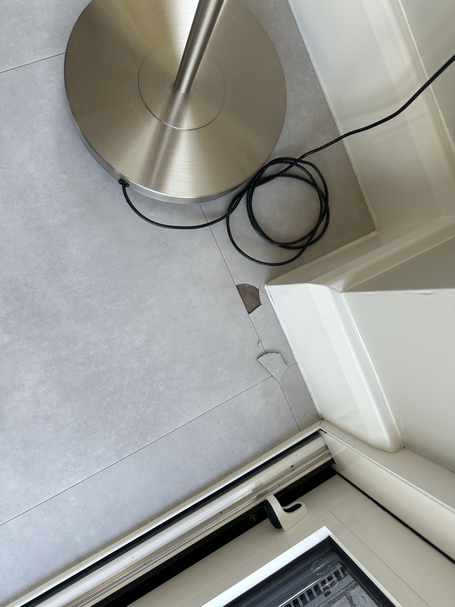 Ruptured Vinyl Floor
